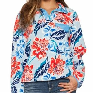 Patagonia Synchilla fleece pullover floral XS